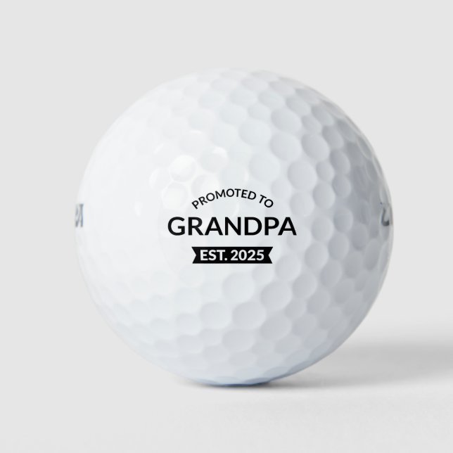 Pelotas De Golf Ascendido Al Abuelo Este. II 2025 (Anverso)