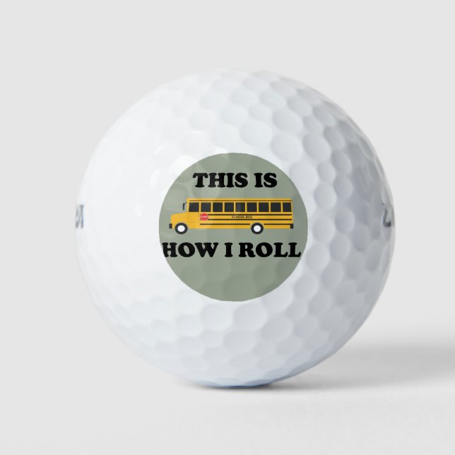 Pelotas De Golf Así es como hago circular la cita graciosa de un c (Anverso)
