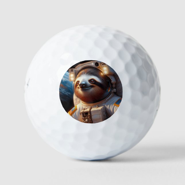 Pelotas De Golf Astronauta de Sloth (Anverso)