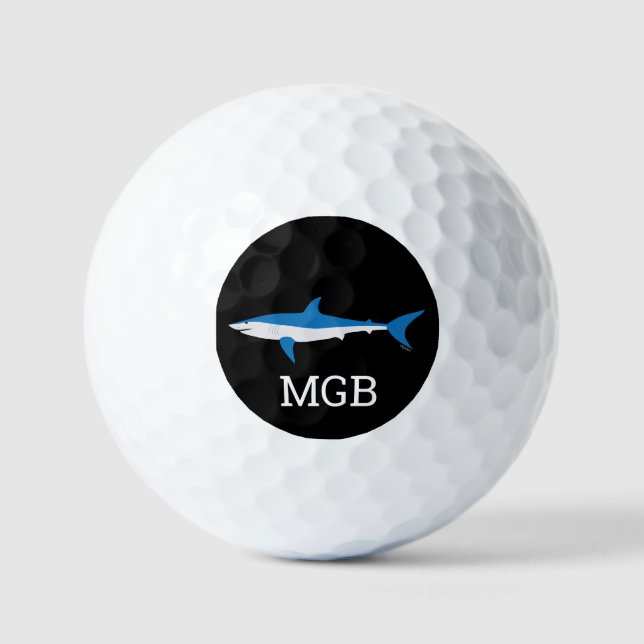 Pelotas de Golf Ataque de Tiburón (Anverso)