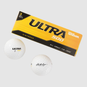 Pelotas De Golf ATE Personalizado Wilson Ultra 500 Distance Golf B