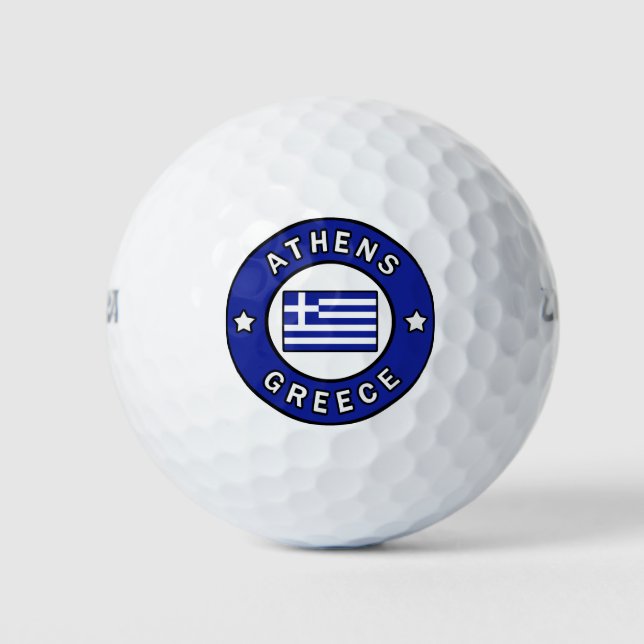 Pelotas De Golf Atenas Grecia (Anverso)