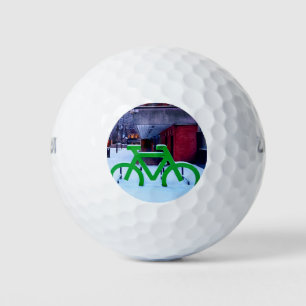 Pelotas De Golf Atrapado en la nieve