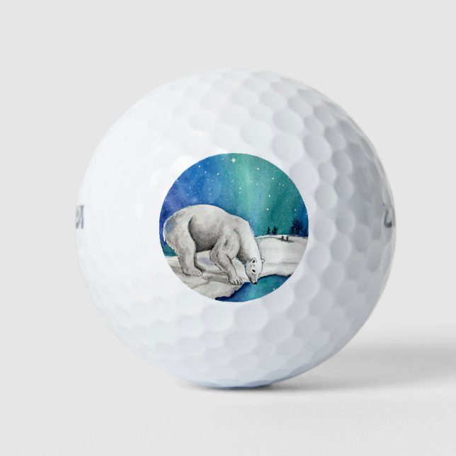 Pelotas De Golf Aurora Polar Bear (Anverso)