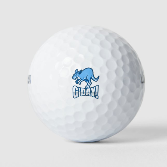 Pelotas De Golf Australia, G'day, espíritu australiano canguro (Anverso)