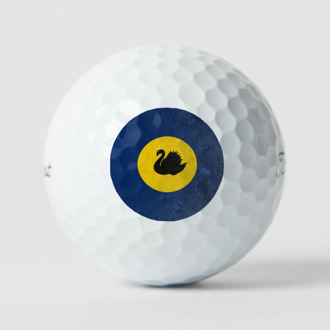 Pelotas De Golf Australia Occidental (Anverso)