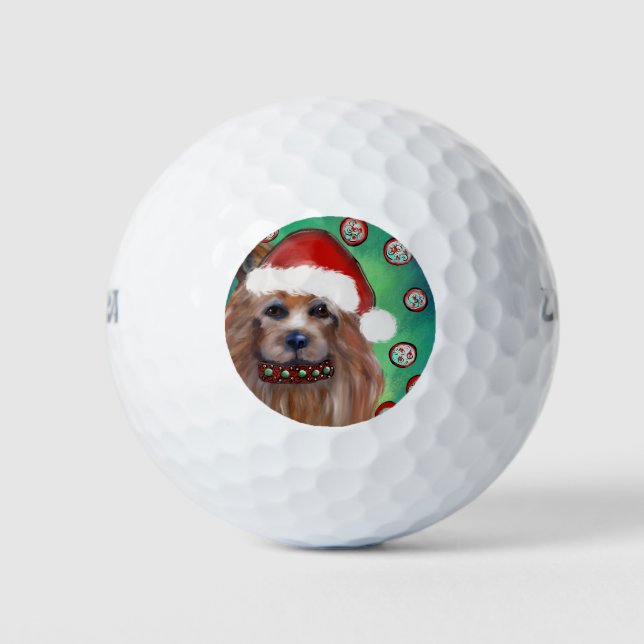 PELOTAS DE GOLF AUSTRALIAN TERRIER (Anverso)