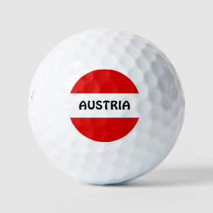 Pelotas De Golf AUSTRIA: Bandera de Austria