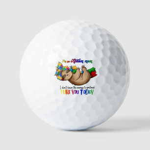 Pelotas De Golf Autism Mom - Sloth