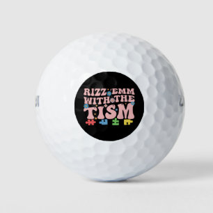 Pelotas De Golf Autismo Gracioso Rizz Em Con El Meme De Tismo Auti