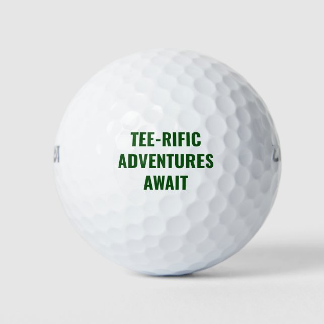 Pelotas De Golf aventuras triviales esperan un divertido juego de  (Anverso)