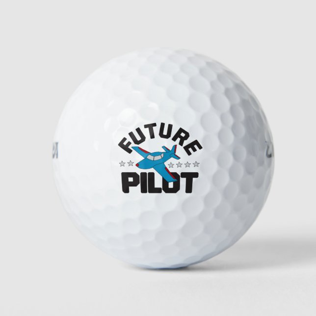 Pelotas De Golf Aviación para niños que vuelan pilotos de alto fut (Anverso)