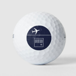 Pelotas De Golf Aviación piloto de aviones Funky White
