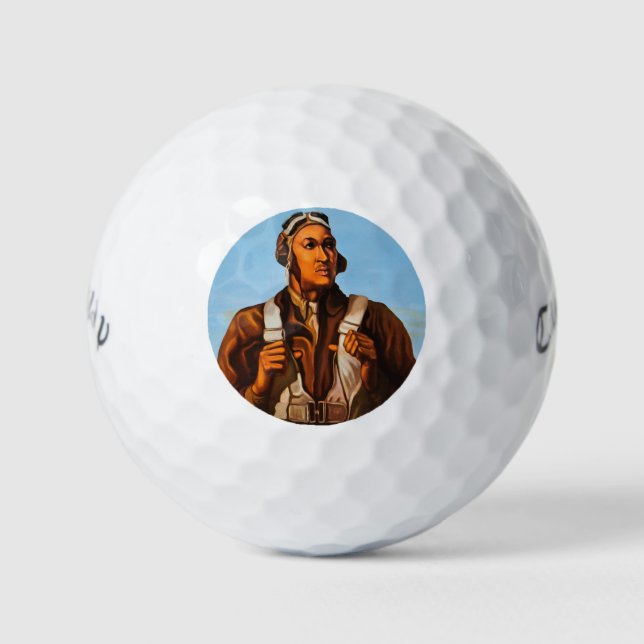 Pelotas De Golf Aviadores afroamericanos luchan contra pilotos de  (Anverso)