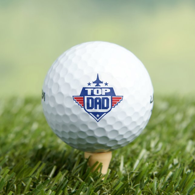 Pelotas De Golf Avión de papá superior (Camiseta in situ)