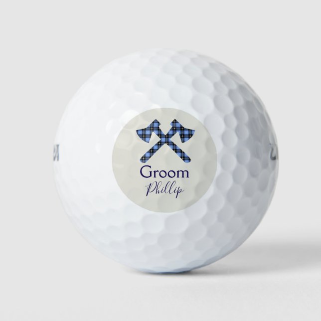 Pelotas De Golf Ax Groom (Anverso)