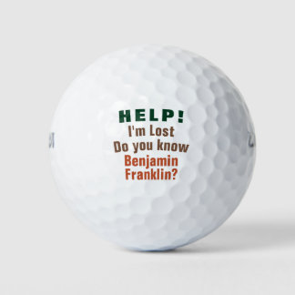Pelotas De Golf Ayuda perdida | Divertido nombre de personalizable