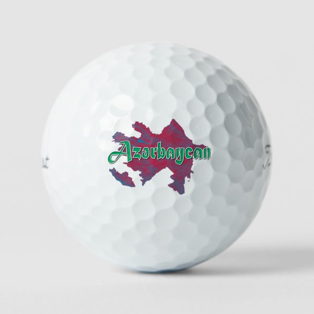 Pelotas De Golf Azerbaiyán (Anverso)