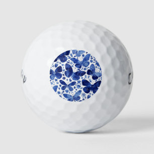 Pelotas De Golf Azul de agua de mariposas