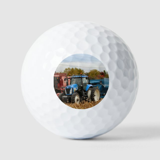 Pelotas De Golf Azul grande (Anverso)