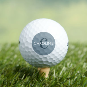 Pelotas De Golf Azul inicial clásico moderno