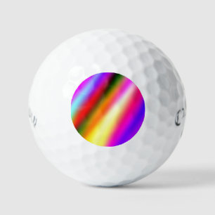 Pelotas De Golf Azul rosa oscuro color de agua abstracto arcoiris