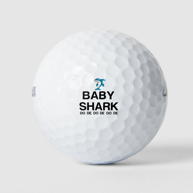 PELOTAS DE GOLF BABY SHARK (Anverso)