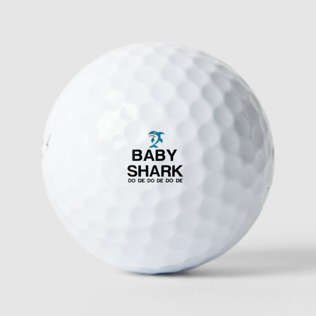 PELOTAS DE GOLF BABY SHARK (Anverso)