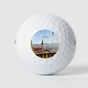 Pelotas De Golf Baden-Baden, Alemania, paisaje escénico