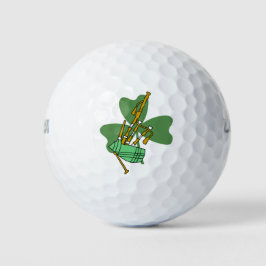 Pelotas De Golf Bagpipe Shamrock