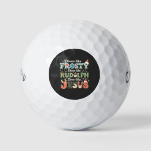 Pelotas De Golf Bailar como un Shine helado como Rudolph Love Like