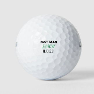 Pelotas De Golf Baile de golf Groom Best Man Wedding Party Gift