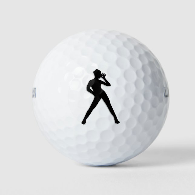 Pelotas De Golf Baile moderno (Anverso)