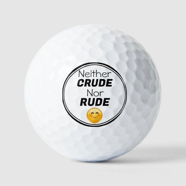 Pelotas De Golf Bala de golf bruta y ruda (Anverso)