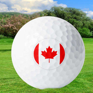 Pelotas De Golf Balas de golf de Canadá, golfistas de Bandera Cana
