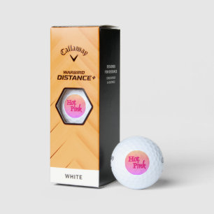 Pelotas De Golf Balas de golf de Warbird Garbok inverso en rosa ca
