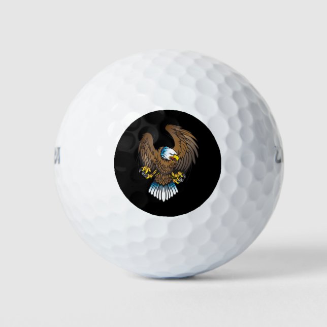 Pelotas De Golf Bald Eagle (Anverso)