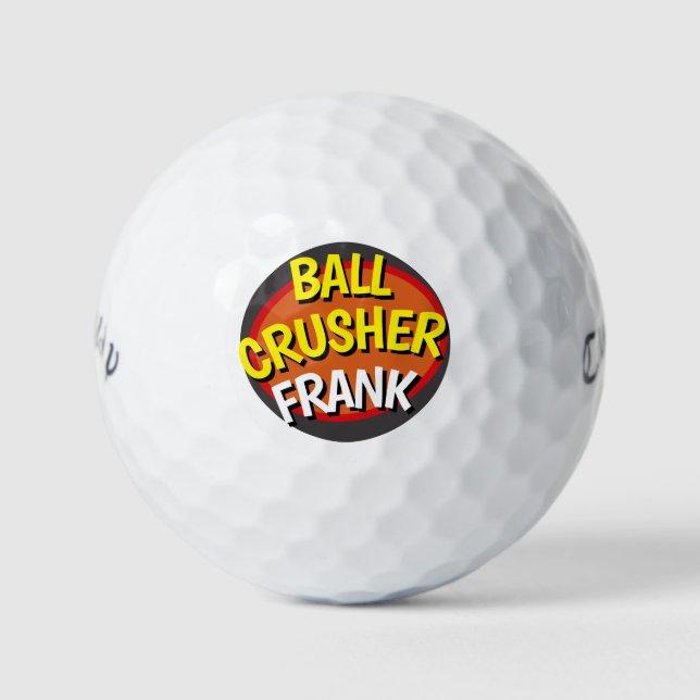 Pelotas De Golf Ball Crusher Personalizado (Anverso)