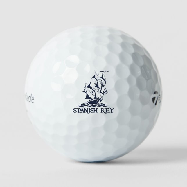 Pelotas De Golf Ball de golf de clave española (Anverso)