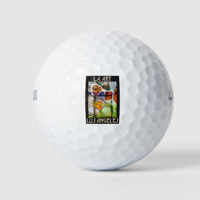 Pelotas De Golf Ball de golf de LA Art2 (Anverso)