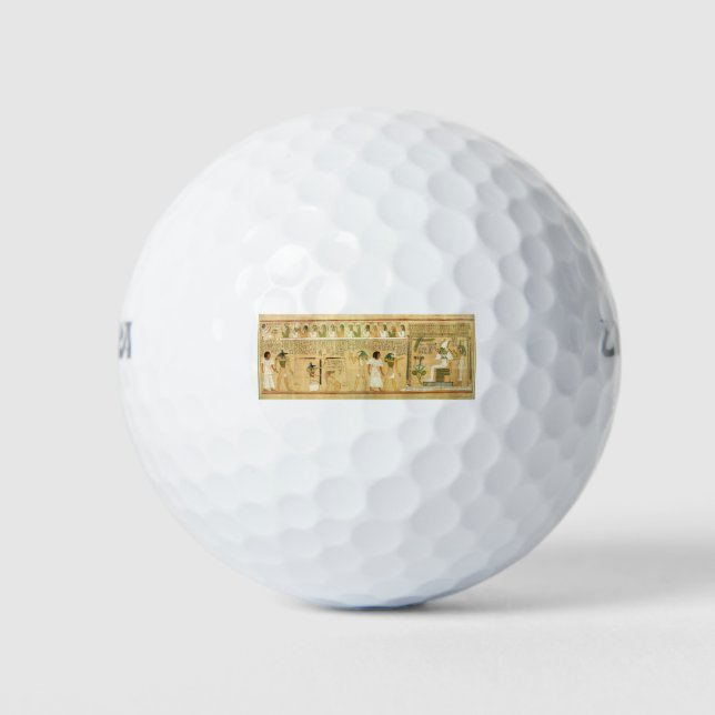 Pelotas De Golf Ball de golf Egipto-Hieroglyphs (Anverso)