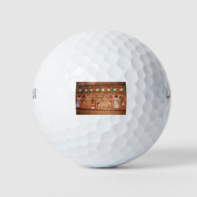 Pelotas De Golf Ball de golf Egipto-Hieroglyphs (Anverso)
