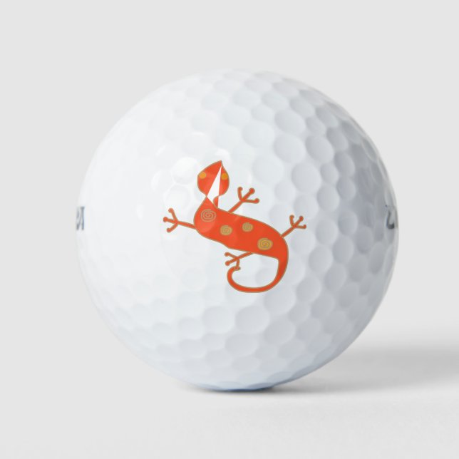 Pelotas De Golf Ball de golf Lizard (Anverso)