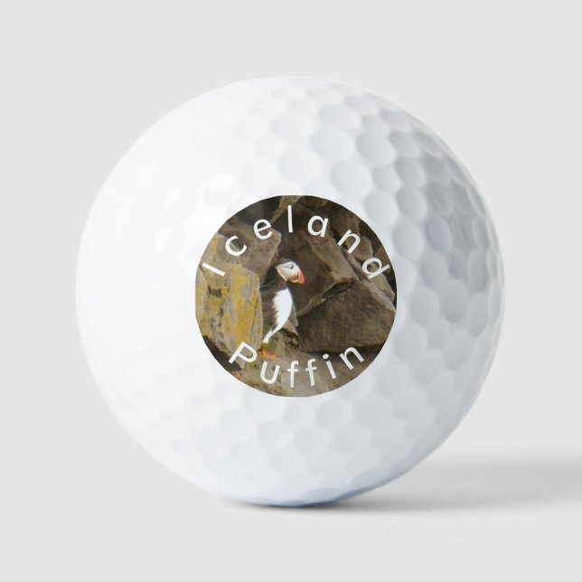 Pelotas De Golf Ball de golf Puffin (Anverso)