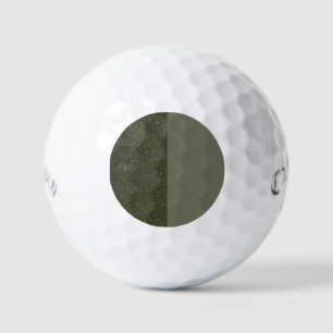 Pelotas De Golf Ball de golf Split Moss Green Pattern - Personaliz
