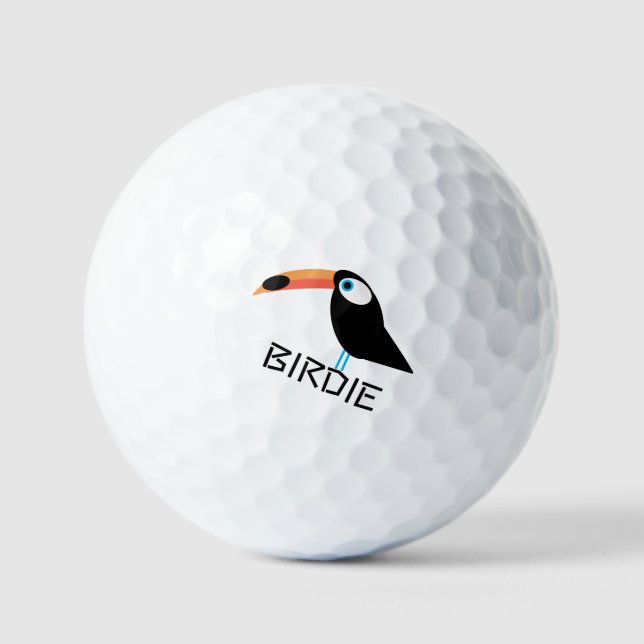 Pelotas De Golf Ball de golf Toucan Birdie (Anverso)