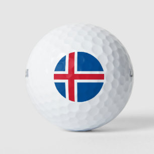Pelotas De Golf Ball de golf Wilson con bandera de Islandia