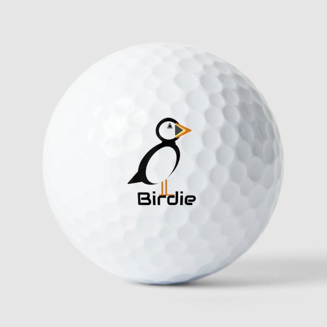 Pelotas De Golf Ball Puffin Birdie (Anverso)