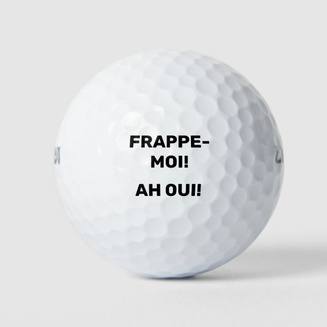 Pelotas De Golf Balle de golf frappe-moi (Anverso)
