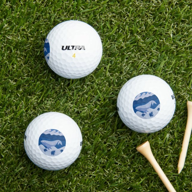 Pelotas De Golf Ballena (Césped in situ)